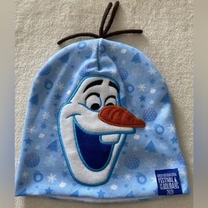 Walt Disney EPCOT 2021 Festival of the Holidays Beanie Warm Cap Hat Frozen Olaf